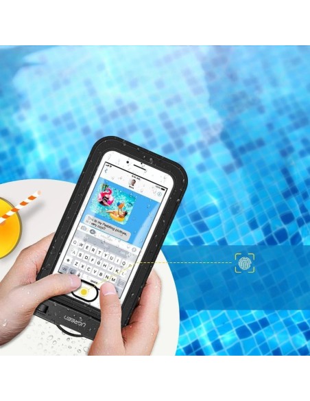 Neperšlampamas dangtelis, telefono dėklas iki 6,0", skirtas baseinui, juodas
 
Neperšlampamas dangtelis, telefono dėklas iki 6,0", skirtas baseinui, juodas