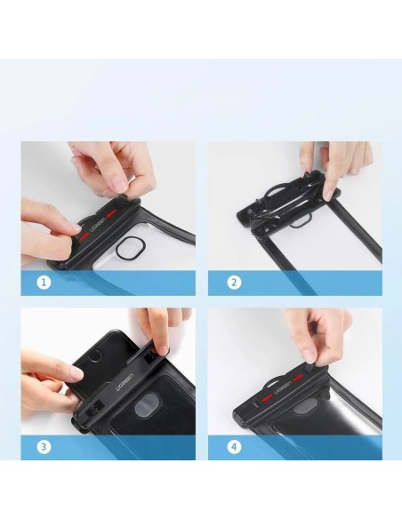 Neperšlampamas dangtelis, telefono dėklas iki 6,0", skirtas baseinui, juodas
 
Neperšlampamas dangtelis, telefono dėklas iki 6,0", skirtas baseinui, juodas