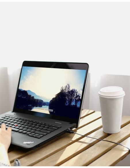 
Plokščias pataisymo laido kabelis UTP RJ45 Cat 6 tinklo kabelis 1000Mbps 2m juodas
