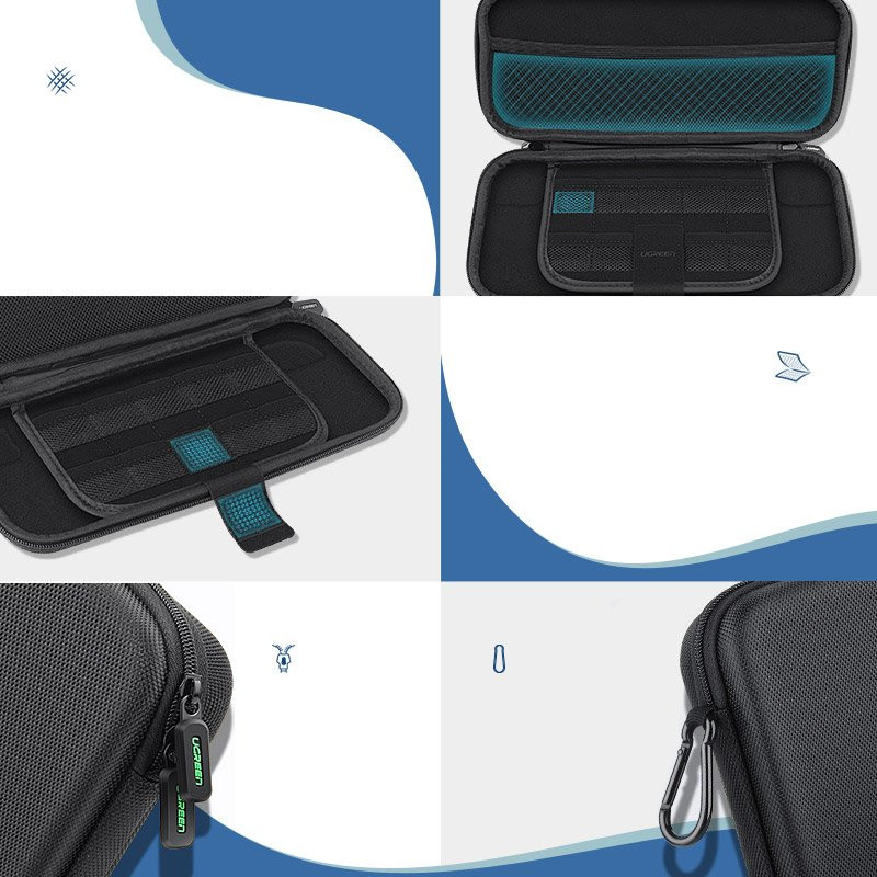 Dėžutė Nintendo Switch ir priedams 26x12x4cm juoda