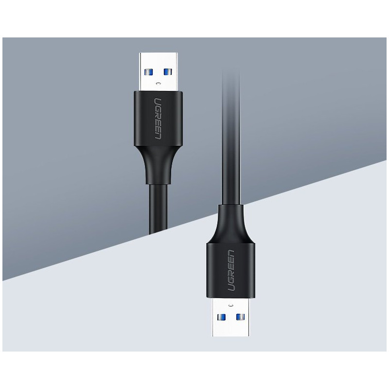 USB 2.0 kištukinis kabelis 0,5 m juodas