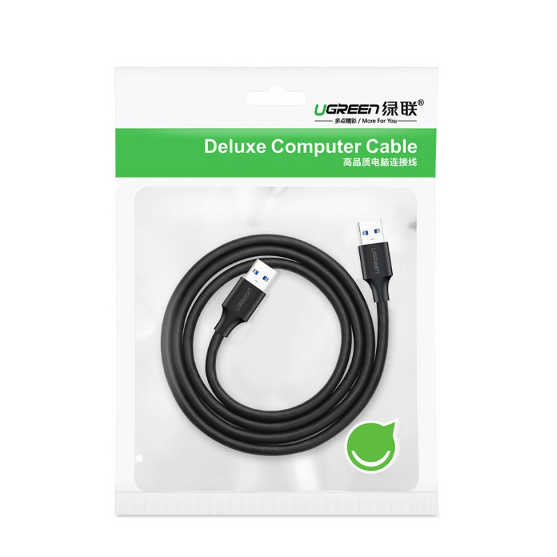 USB 2.0 kištukinis kabelis 0,5 m juodas