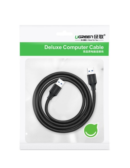 
USB 2.0 kištukinis laidas, 2m, juodas
