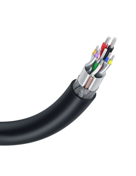 
USB 2.0 kištukinis laidas, 2m, juodas
