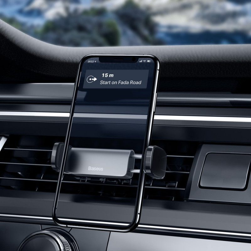 Automobilinio telefono laikiklis orlaidei, juodas