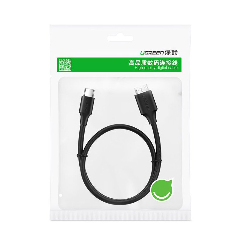 
USB-C - micro USB-B SuperSpeed 3.0 laidas 1m juodas
