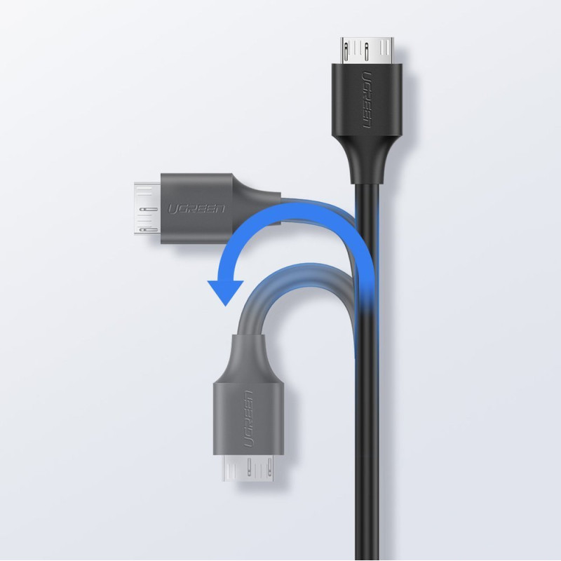 
USB-C - micro USB-B SuperSpeed 3.0 laidas 1m juodas
