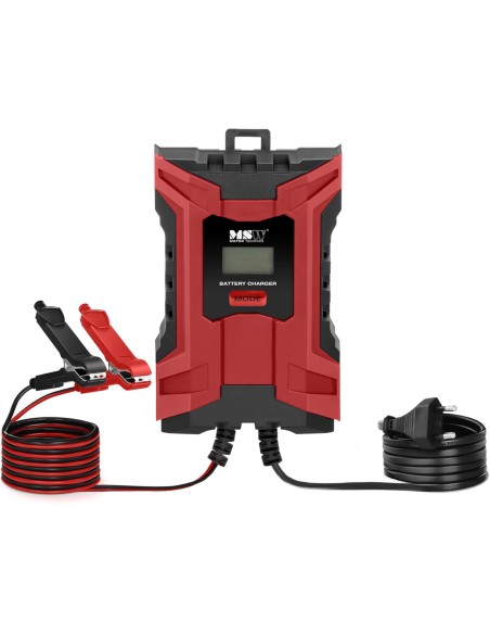 Automatinis automobilio akumuliatoriaus įkroviklis su LCD atminties funkcija 105 W 6/12 V 2/6 A