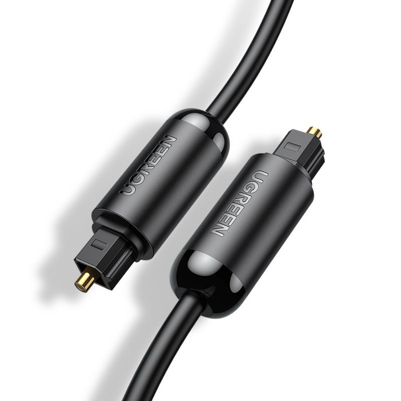 Toslink SPDIF skaitmeninis optinio pluošto garso kabelis 1,5 m pilkas