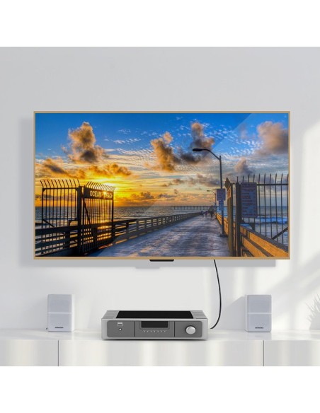 
Toslink SPDIF skaitmeninis optinio pluošto garso kabelis 1,5 m pilkas
