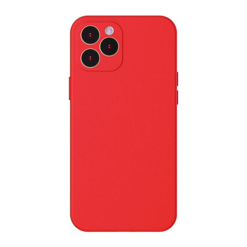 
Lankstus gelio dėklas iPhone 12 Pro Max Liquid Silica Gel Case raudonas
