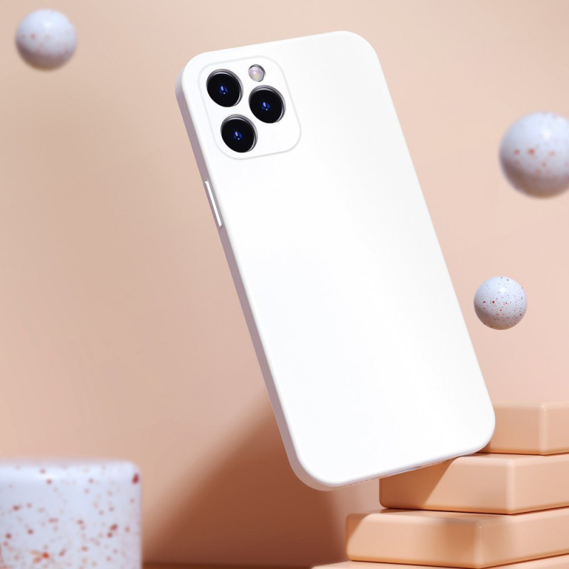 Lankstus gelio dėklas iPhone 12 Pro Max Liquid Silica Gel Case raudonas
