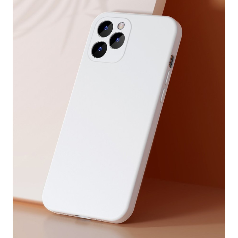 Lankstus gelio dėklas iPhone 12 Pro Max Liquid Silica Gel Case raudonas