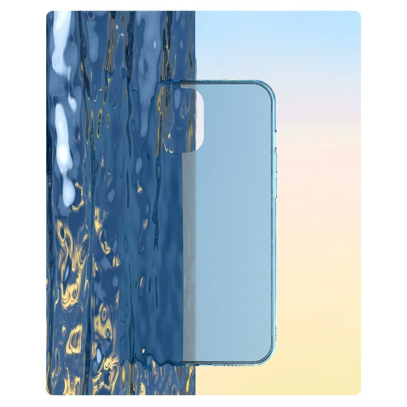 Tvirtas dėklas su lanksčiu rėmeliu, skirtas iPhone 12 Pro Max matinio stiklo dėklui, baltas