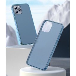 
Tvirtas dėklas su lanksčiu rėmeliu, skirtas iPhone 12 Pro Max matinio stiklo dėklui, tamsiai žalias
