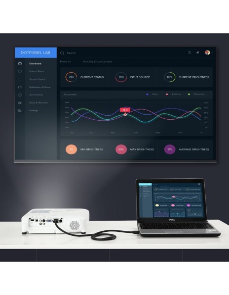 
HDMI kabelis 4K 30Hz 3D 10m juodas
