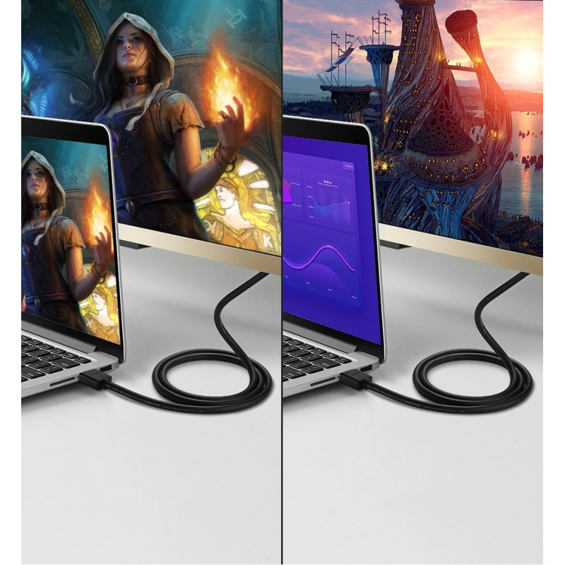 
HDMI kabelis 4K 30Hz 3D 10m juodas
