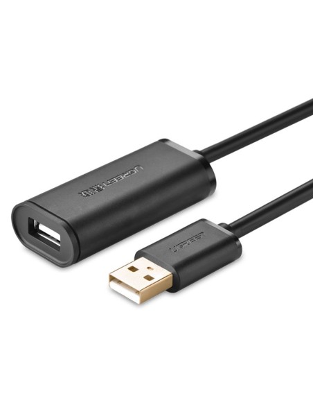 
Prailginimo kabelis aktyvus USB 2.0 480Mbps 5m juodas
