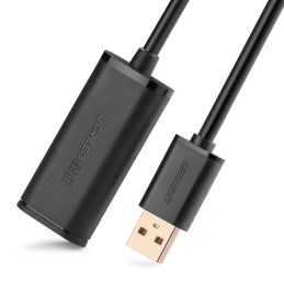 
Prailginimo kabelis aktyvus USB 2.0 480Mbps 5m juodas
