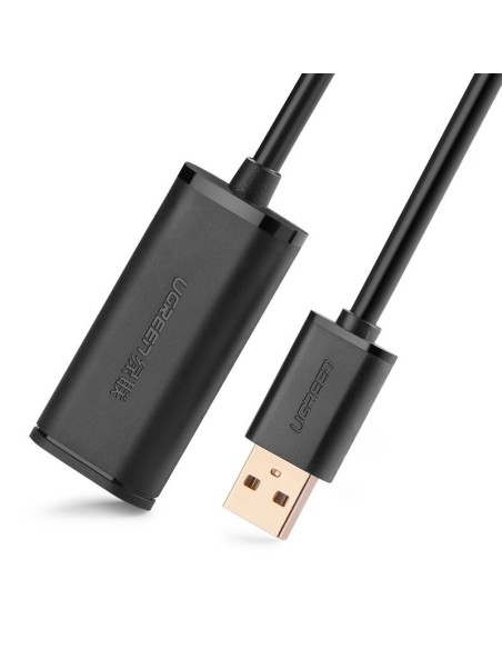 
Prailginimo kabelis aktyvus USB 2.0 480Mbps 5m juodas
