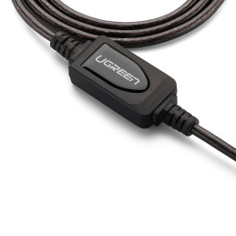 
Prailginimo kabelis aktyvus USB 2.0 480Mbps 5m juodas
