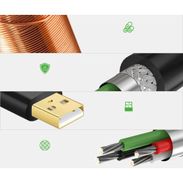 
Prailginimo kabelis aktyvus USB 2.0 480Mbps 5m juodas
