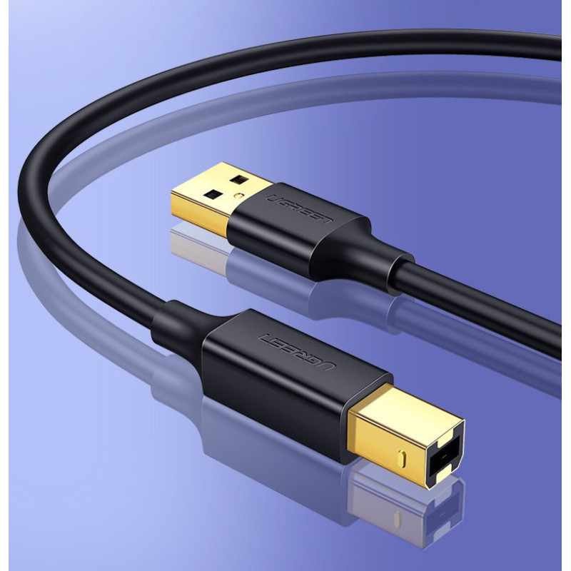 USB 2.0 - USB-B spausdintuvo laidas 1,5 m, juodas