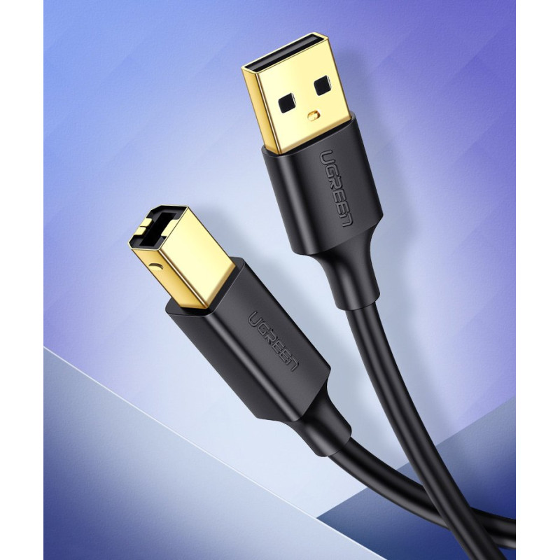 USB 2.0 - USB-B spausdintuvo laidas 1,5 m, juodas