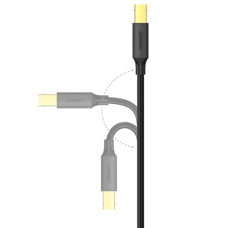USB 2.0 - USB-B spausdintuvo laidas 1,5 m, juodas