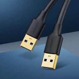 USB 3.2 kabelis 1m juodas