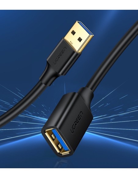 
USB 3.0 ilgintuvas, 2 m, juodas
