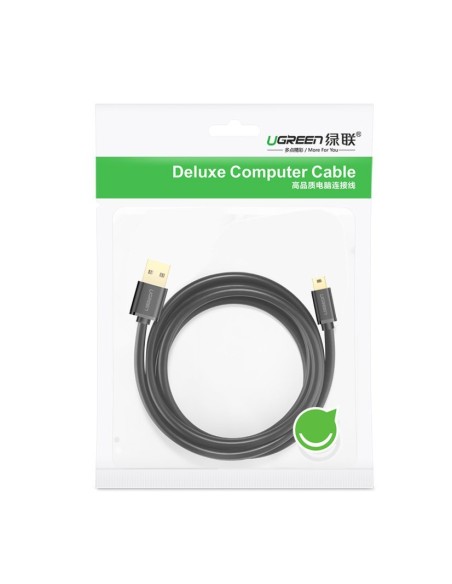 
USB - mini USB laidas 480 Mbps 1,5 m juodas
