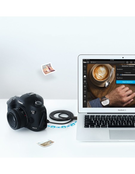 
USB - mini USB laidas 480 Mbps 1,5 m juodas
