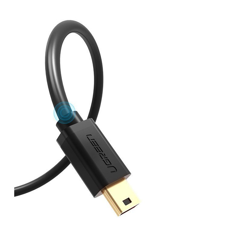 USB - mini USB laidas 480 Mbps 3m juodas