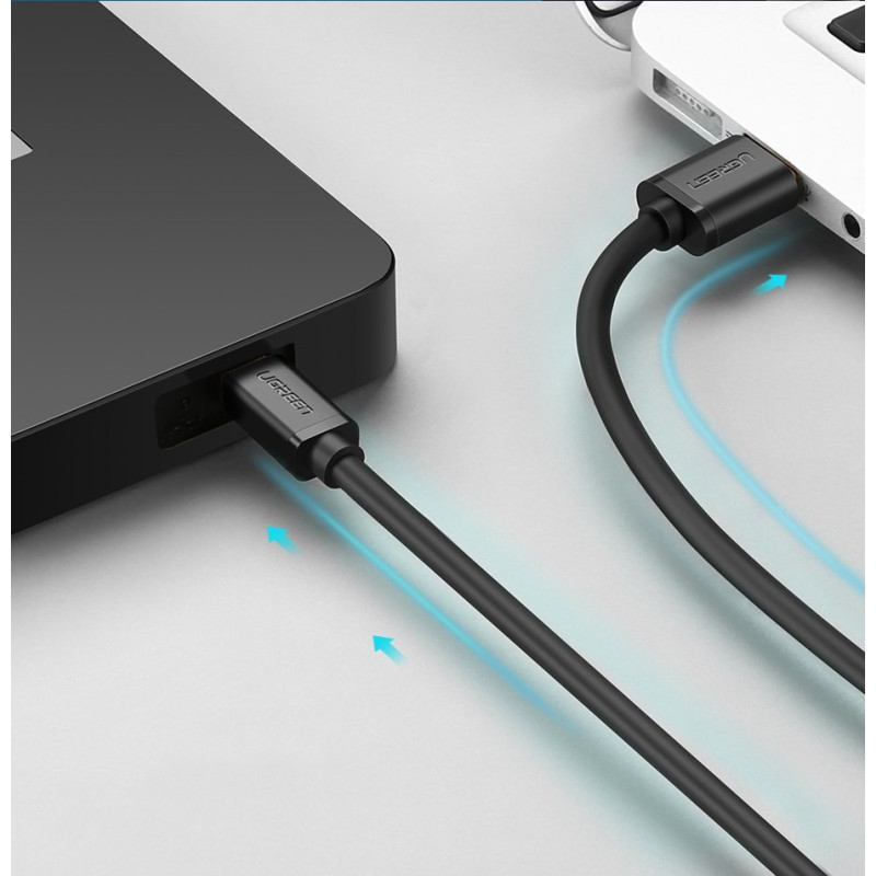 USB - mini USB laidas 480 Mbps 3m juodas