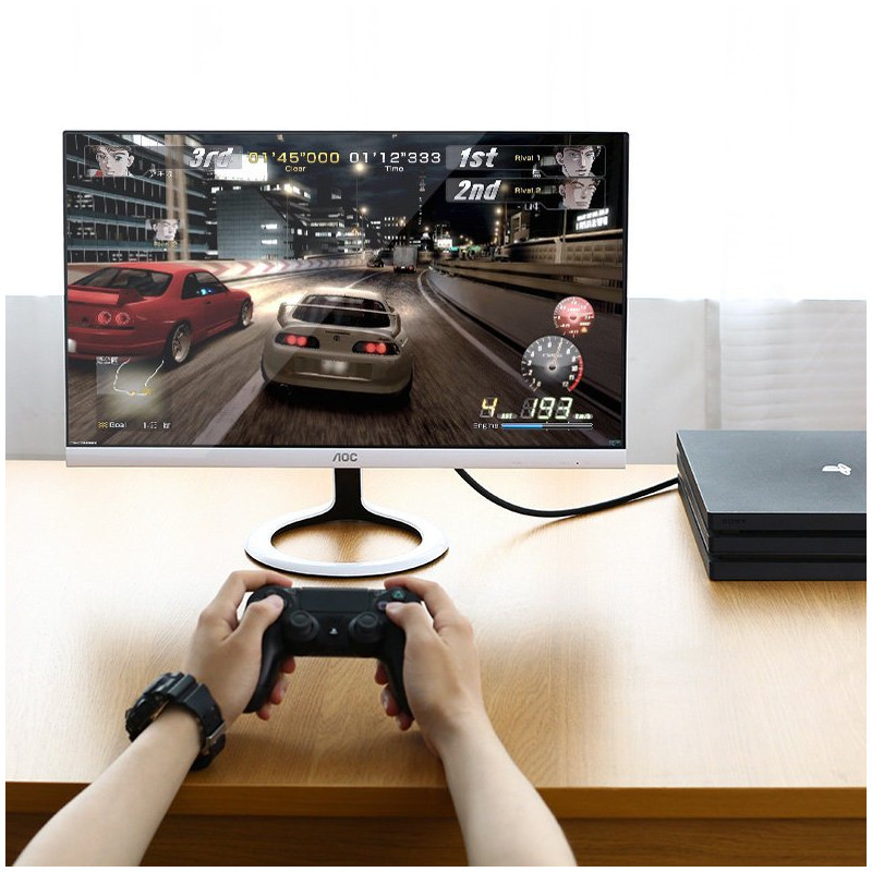Adapterio kištukas HDMI moteriškas - DVI vyriškas FHD 60Hz juodas