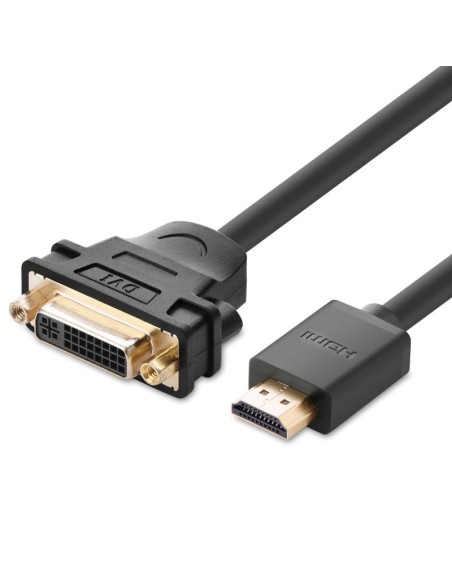 Kabelio adapterio adapteris DVI lizdas - HDMI kištukas 22cm juodas
 
Kabelio adapterio adapteris DVI lizdas - HDMI kištukas 22cm juodas