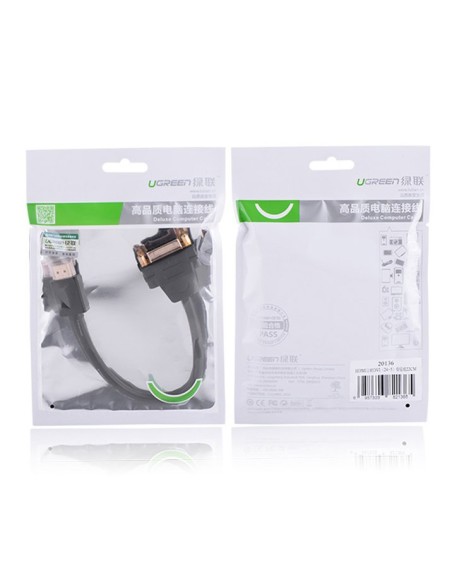 Kabelio adapterio adapteris DVI lizdas - HDMI kištukas 22cm juodas
 
Kabelio adapterio adapteris DVI lizdas - HDMI kištukas 22cm juodas