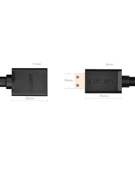 Adapterio kabelis HDMI lizdas - mini HDMI vyriškas 4K 60Hz HEC ARC 22cm juodas
 
Adapterio kabelis HDMI lizdas - mini HDMI vyriškas 4K 60Hz HEC ARC 22cm juodas