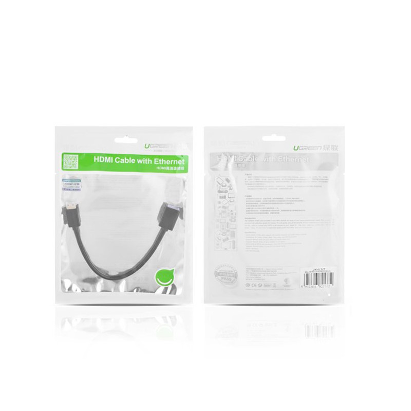 Adapterio kabelis HDMI lizdas - mini HDMI vyriškas 4K 60Hz HEC ARC 22cm juodas