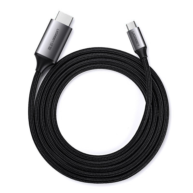 HDMI į USB-C adapterio laidas 4K 60 Hz 1,5 m juodai pilkas