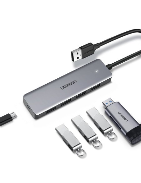 HUB USB prievado skirstytuvas – 4x USB 3.2 su mikro USB maitinimo prievadu, pilka
 
HUB USB prievado skirstytuvas – 4x USB 3.2 su mikro USB maitinimo prievadu, pilka