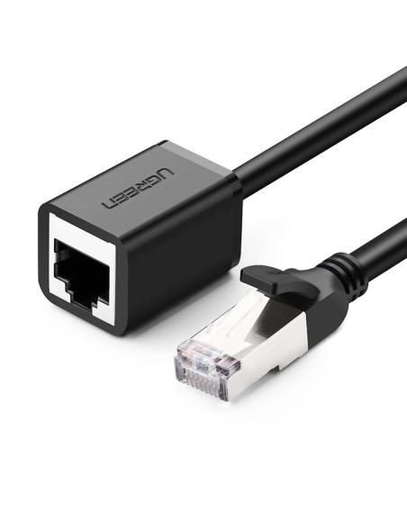 
FTP Ethernet vytos poros prailginimo kabelis RJ45 Cat 6 1000 Mbps 3m juodas
