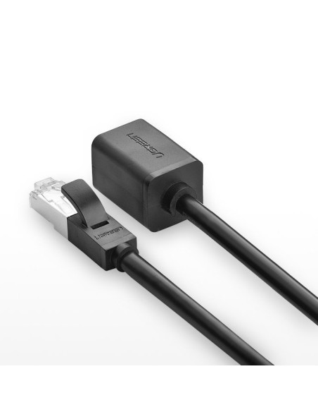 
FTP Ethernet vytos poros prailginimo kabelis RJ45 Cat 6 1000 Mbps 3m juodas
