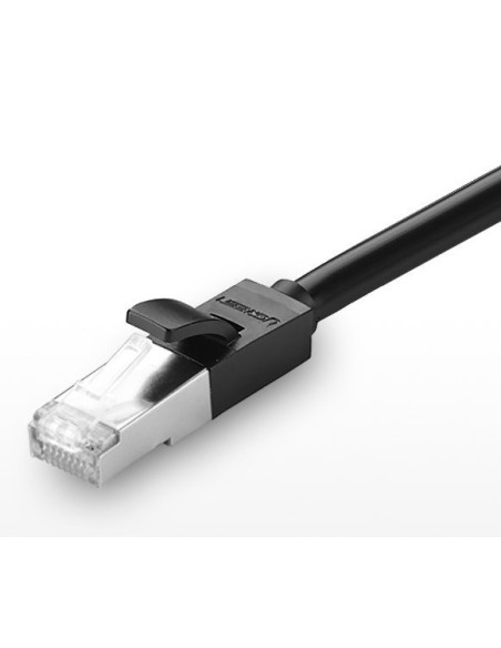 
FTP Ethernet vytos poros prailginimo kabelis RJ45 Cat 6 1000 Mbps 3m juodas

