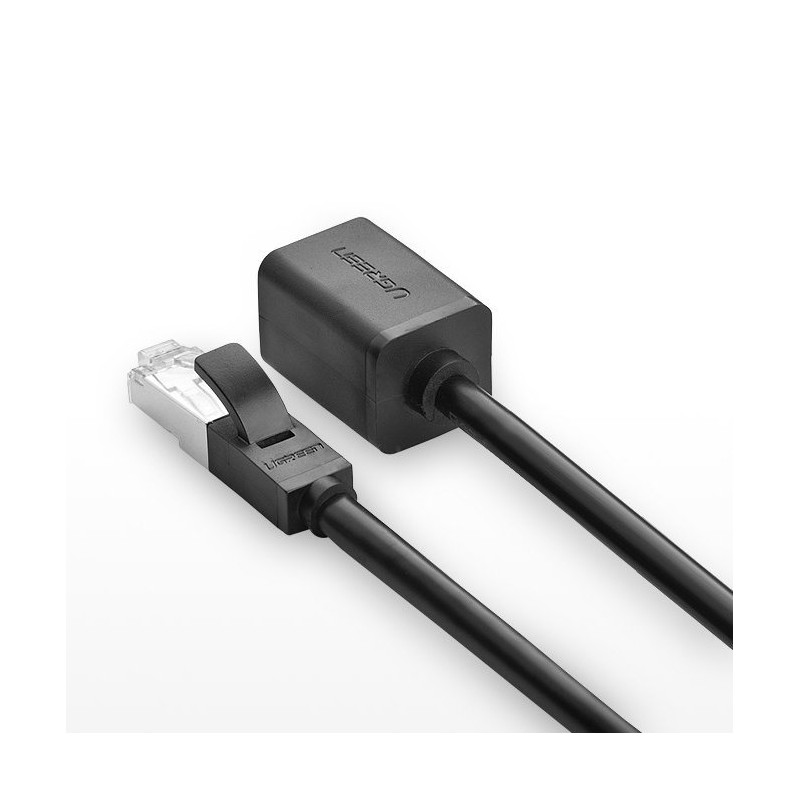 FTP Ethernet vytos poros prailginimo kabelis RJ45 Cat 6 1000 Mbps 5m juodas