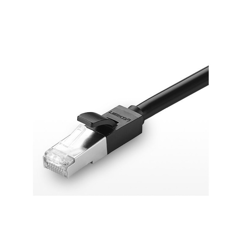 FTP Ethernet vytos poros prailginimo kabelis RJ45 Cat 6 1000 Mbps 5m juodas