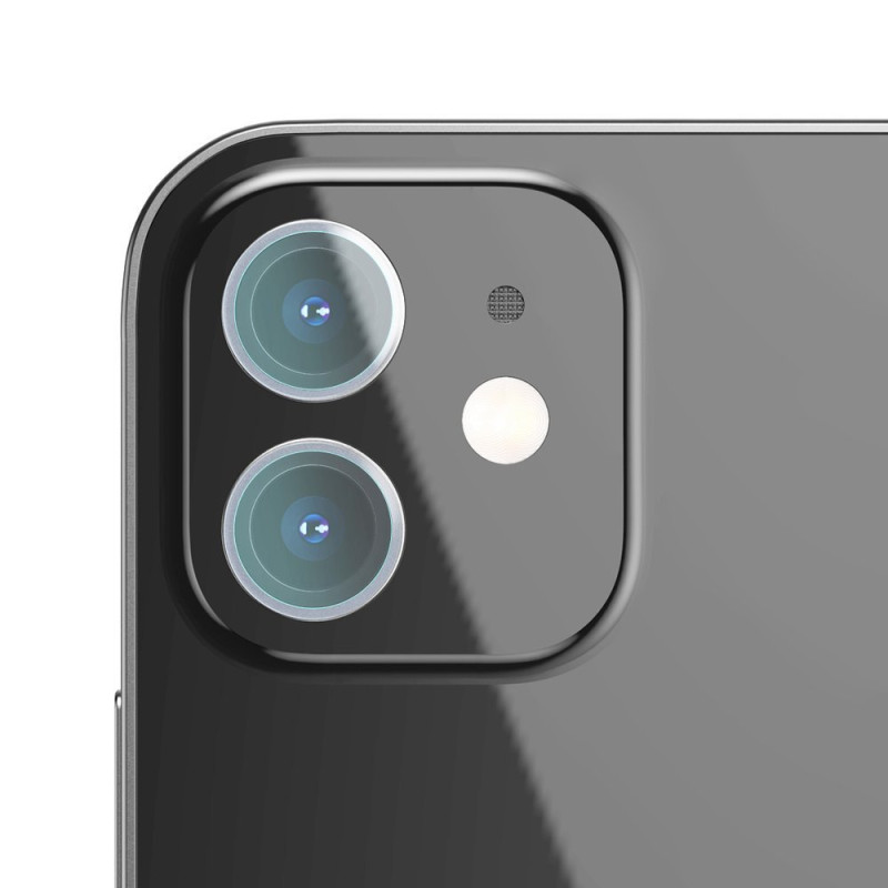 2x 0,25 mm 9H grūdintas stiklas kamerai skirtas iPhone 12 / iPhone 12 mini skaidrus