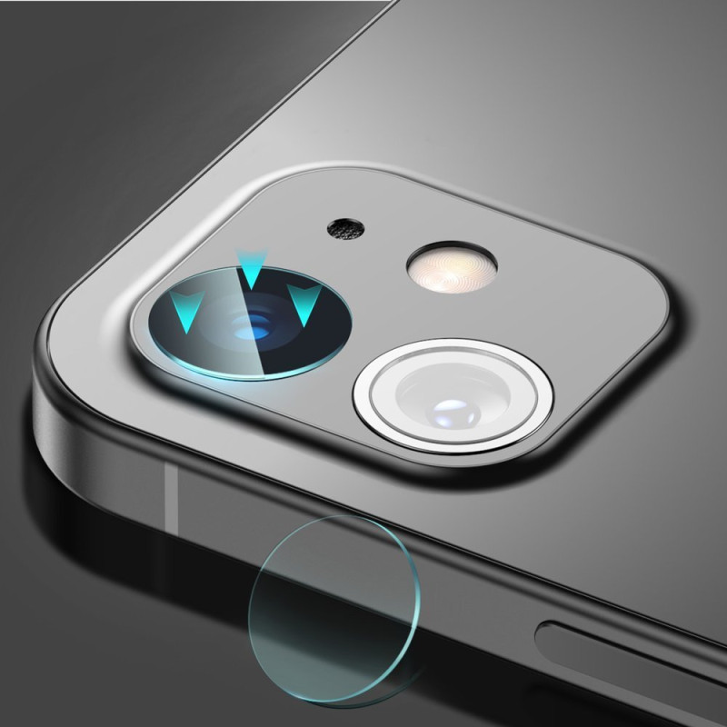 2x 0,25 mm 9H grūdintas stiklas kamerai skirtas iPhone 12 / iPhone 12 mini skaidrus