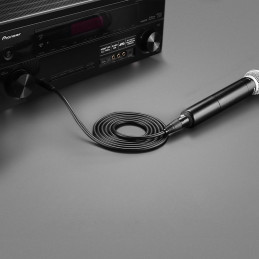 
Adapterio garso kabelis mikrofonui XLR lizdas - 6,35 mm kištukinis lizdas 2m juodas
